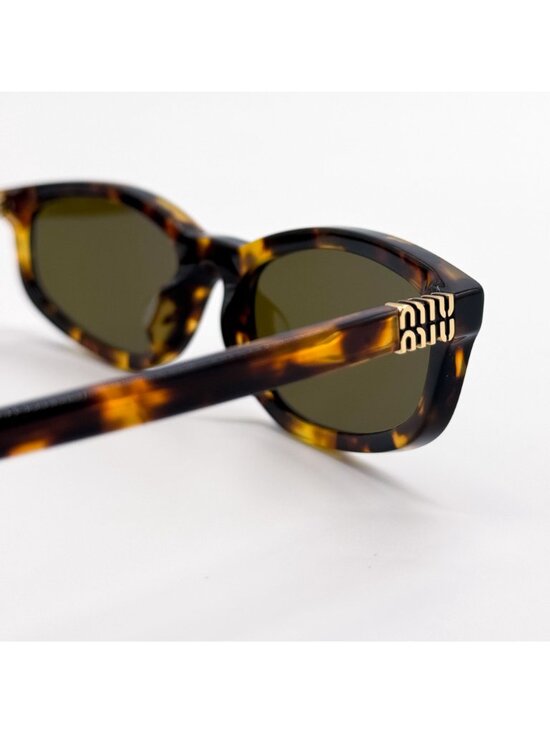 NEW MIU MIU SUNGLASSES MUA06S 14L09Z WOMEN HAVANA MU A06S, SMU A06 EYEWEAR main image 6